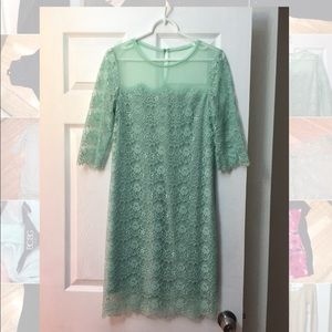 BCBG Paris lace long sleeves dress, size 6